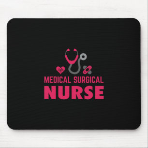 Geschenk für Krankenschwester Medical Surgical N Mousepad