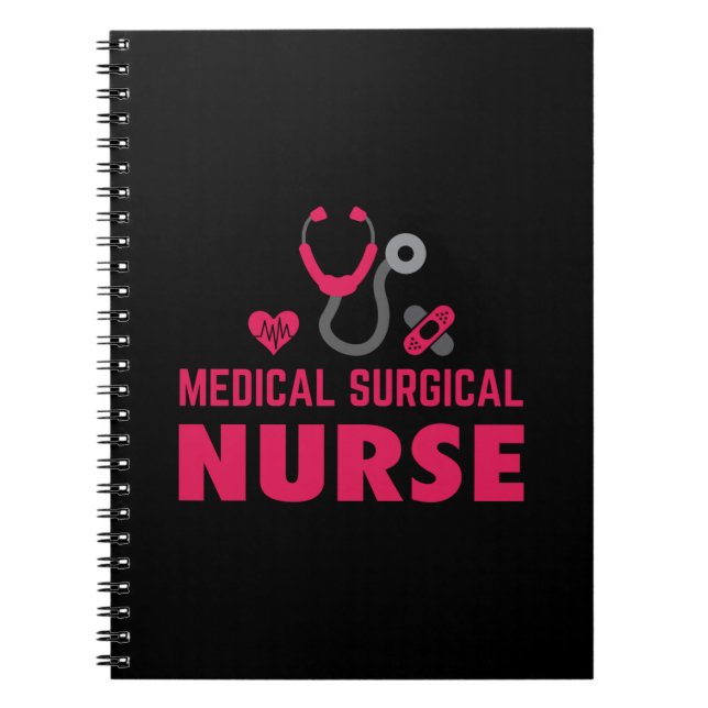 Geschenk für Krankenschwester | Medical Surgical N Notizblock (Vorderseite)