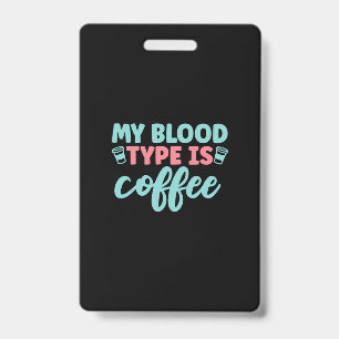 Geschenk für Krankenschwester Mein Bluttyp ist K Ausweis
