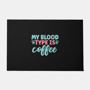 Geschenk für Krankenschwester Mein Bluttyp ist K Fußmatte