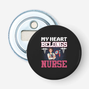 Geschenk für Krankenschwester   Mein Herz gehört d Flaschenöffner