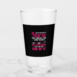 Geschenk für Krankenschwester Nie eine Krankensc Glas