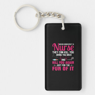 Geschenk für Krankenschwester | Nie eine Krankensc Schlüsselanhänger
