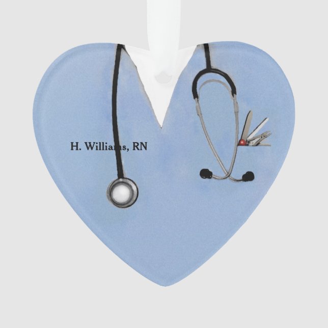 Geschenk für Krankenschwester Ornament (Vorderseite)