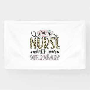 Geschenk für Krankenschwester Proud Super Nurse Banner