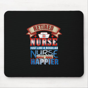 Geschenk für Krankenschwester Ruheständlerin wie Mousepad