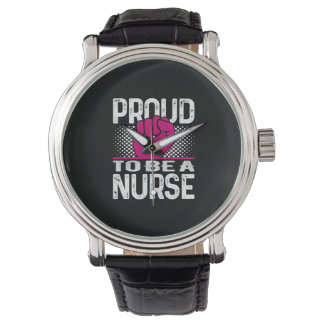 Geschenk für Krankenschwester | Stolz als Krankens Armbanduhr
