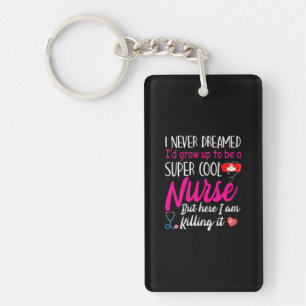 Geschenk für Krankenschwester   Super Cool Nurse Schlüsselanhänger