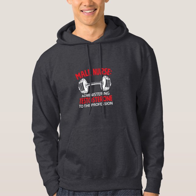 Geschenk für Krankenschwester | Verwaltung männlic Hoodie (Vorderseite)