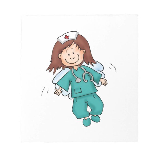 Geschenk für Krankenschwestern - Persönlich mit Ih Notizblock (Vorderseite)