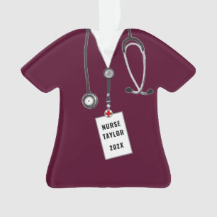 Geschenk für Krankenschwestern und Abschluss 2024 Ornament