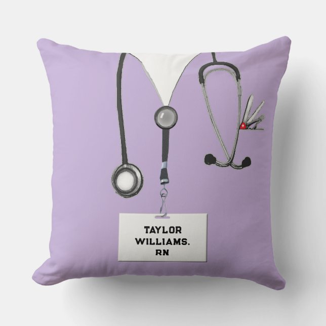 Geschenk für kreative Krankenschwester Kissen (Vorderseite)