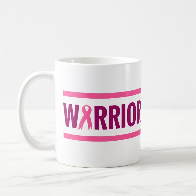 Geschenk für Krebserkrankung - Krieger Kaffeetasse (Links)