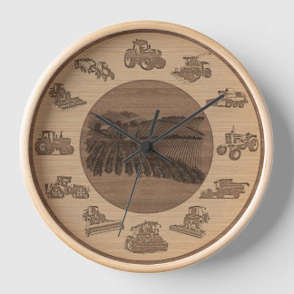 Geschenk für landwirtschaftliche Betriebe Lebensve Uhr