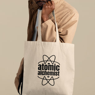 Geschenk für Lehrer der Atomchemie und Alchemie Tragetasche