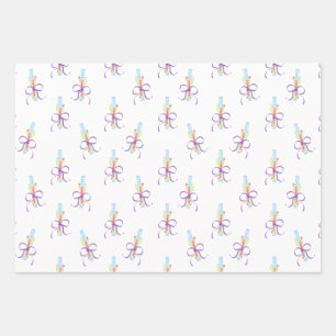 Geschenk für Lehrer Geschenkpapier Set