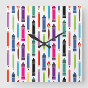 Geschenk für Lehrer Lehrer inspirieren Sie Quadratische Wanduhr