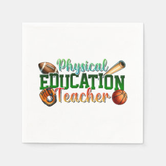Geschenk für Lehrer | Sportlehrer Serviette