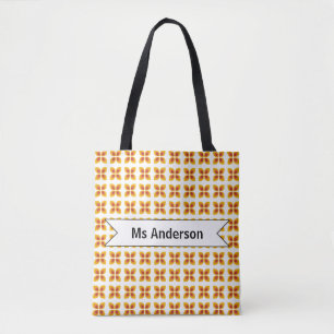 Geschenk für Lehrer zum Jahresende Farbige Retro-B Tasche