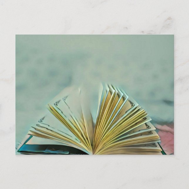 Geschenk für Leseliebte Postkarte (Vorderseite)