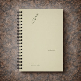Geschenk für Leser des Dunklen Akademie Botanikgar Notizbuch