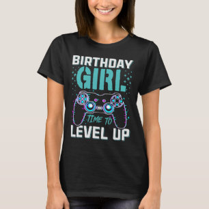 Geschenk für Mädchen, Zeit zum Levelaufstieg, cool T-Shirt