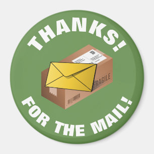 Geschenk für Mailman Rundmagnet Magnet