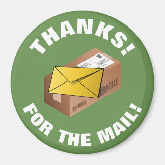 Geschenk für Mailman | Rundmagnet Magnet