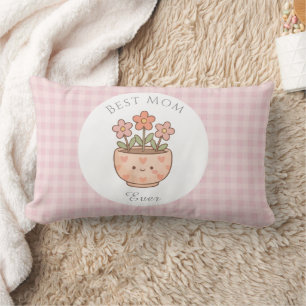Geschenk für Mama, Beste Mama überhaupt, Rosa Kari Lendenkissen