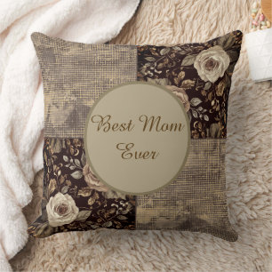 Geschenk für Mama, Beste Mama überhaupt, schöne Ro Kissen