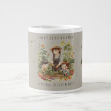 Geschenk für Mama, Gartenarbeit, Spaß mit Mama.