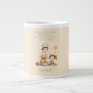 Geschenk für Mama, Jeden Tag mit Mama, Beste Mama Jumbo-Tasse
