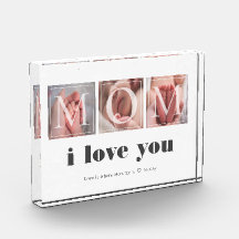 Geschenk für Mama Neugeborenes Foto Block