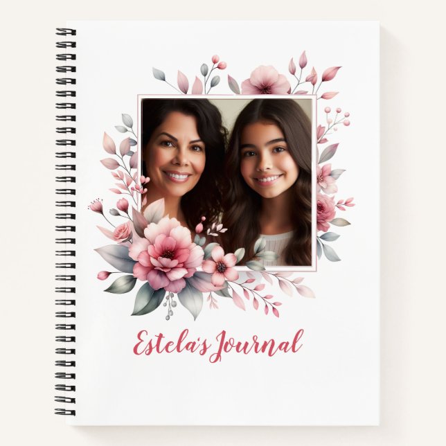 Geschenk für Mamas aus Foto Notizbuch (Vorderseite)
