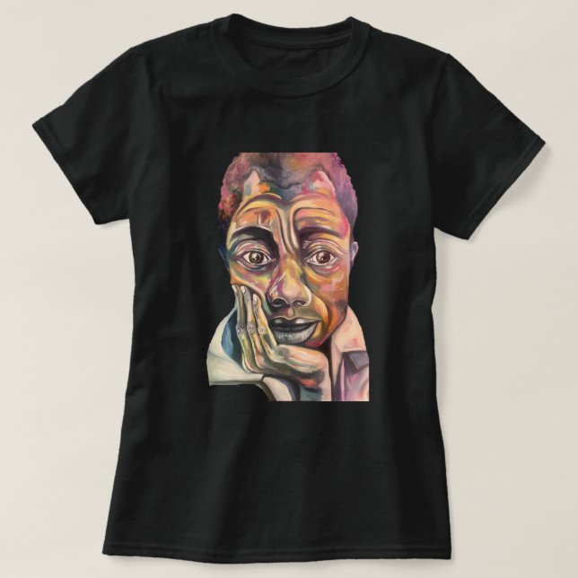 Geschenk für Männer James Baldwin Geschenk für den T-Shirt (Design vorne)