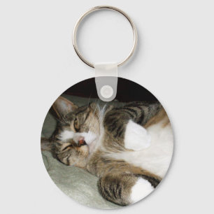 Geschenk für Manx-Katzenliebhaber Schlüsselanhänger