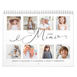 Geschenk für Mimi| Enkelkinder Fotos Kalender