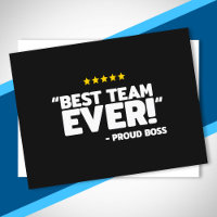 Geschenk für Mitarbeiter - Proud Boss Best Team
