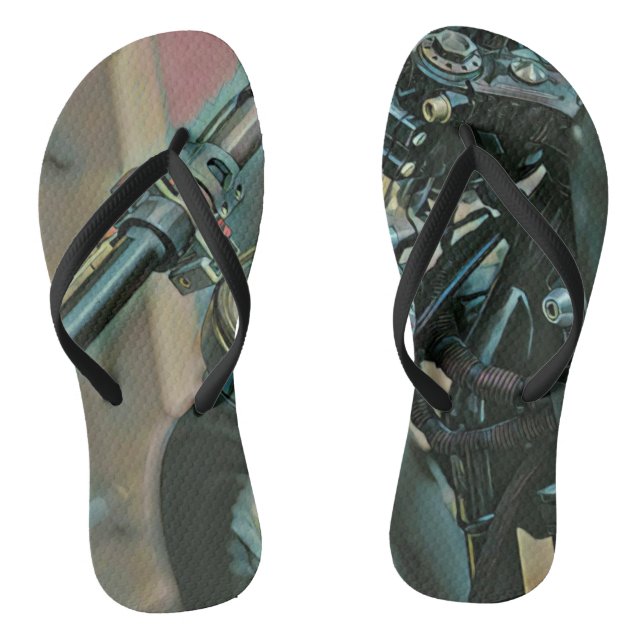 Geschenk für Motorräder Flip Flops (Fußbett)