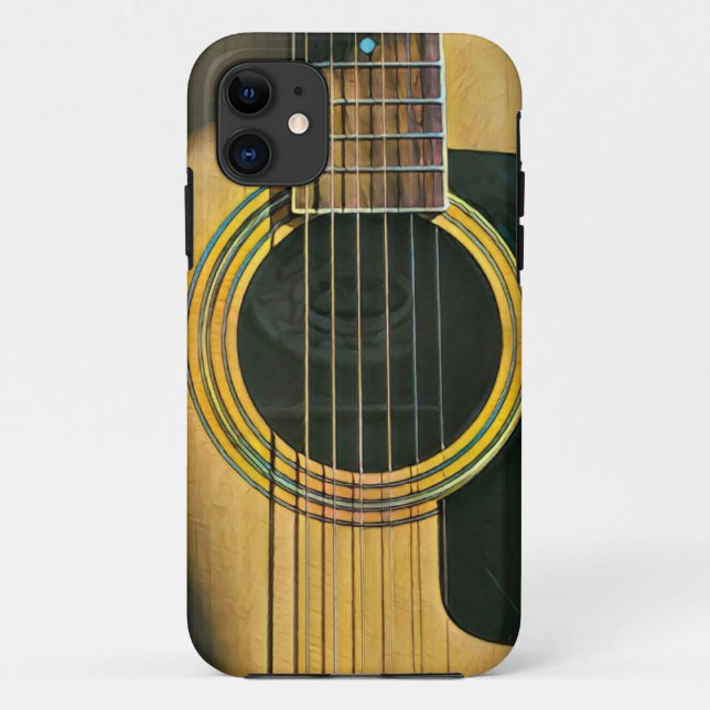 Geschenk für Musikergitarrist Case-Mate iPhone Hülle (Rückseite)