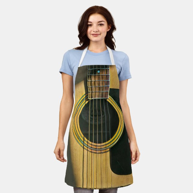 Geschenk für Musikergitarrist Schürze (Getragen)