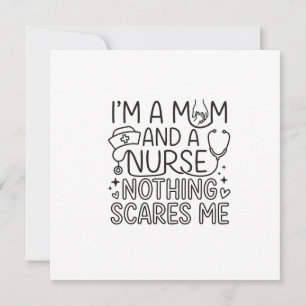 Geschenk für Mutter und Krankenschwester im minima Einladung