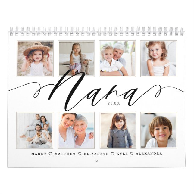Geschenk für Nana | Enkelkinder Fotos Kalender (Titelbild)