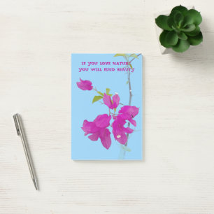 GESCHENK FÜR NATURLIEBHABER  POST-IT KLEBEZETTEL