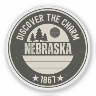 Geschenk für Nebraska Cornhusker Staat  Aufkleber