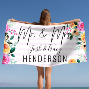 Geschenk für Neugeborene, Geschenke für Paare, Mr. Strandtuch