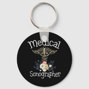 Geschenk für Niedliche Sonographen Schlüsselanhänger