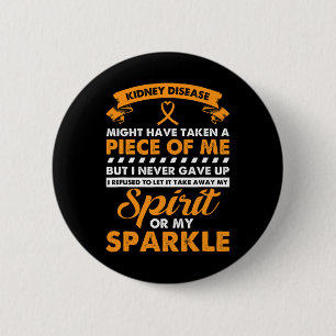Geschenk für Nierenerkrankungen - Nierenkrebs nie  Button