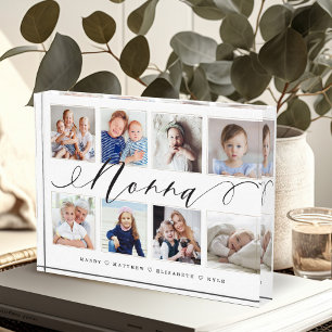 Geschenk für Nonna   Entenkinder - FotoCollage Fotoblock
