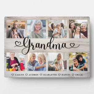 Geschenk für Oma   Entenkinder - FotoCollage Fotoplatte